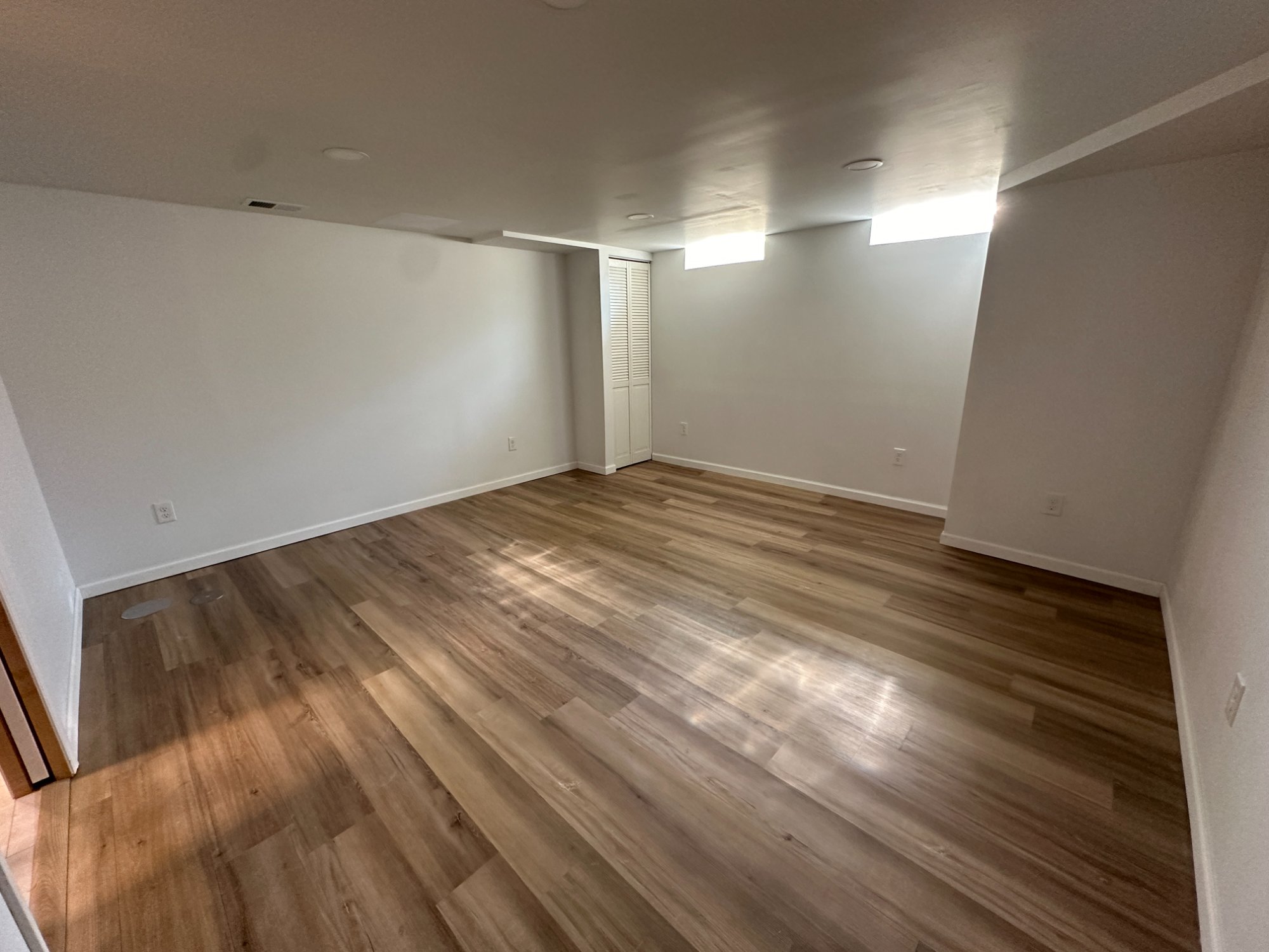 After — bedroom with closet